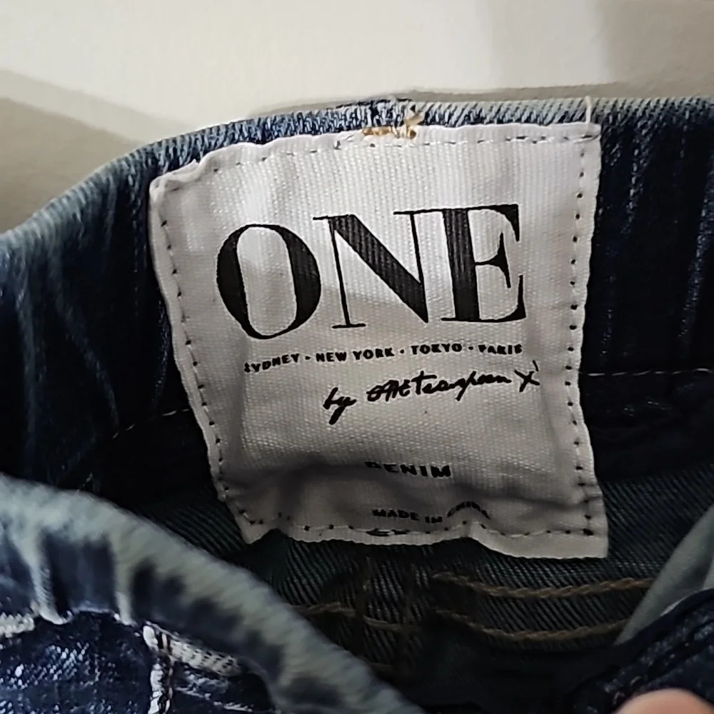 One Teaspoon Phoenix Killers Denim Jogger Pants NWT - Picture 5 of 10